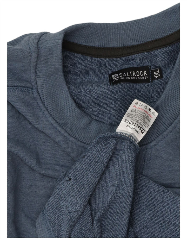 Ανδρικό γραφικό φούτερ Saltrock Jumper 2XL Μπλε βαμβακερό