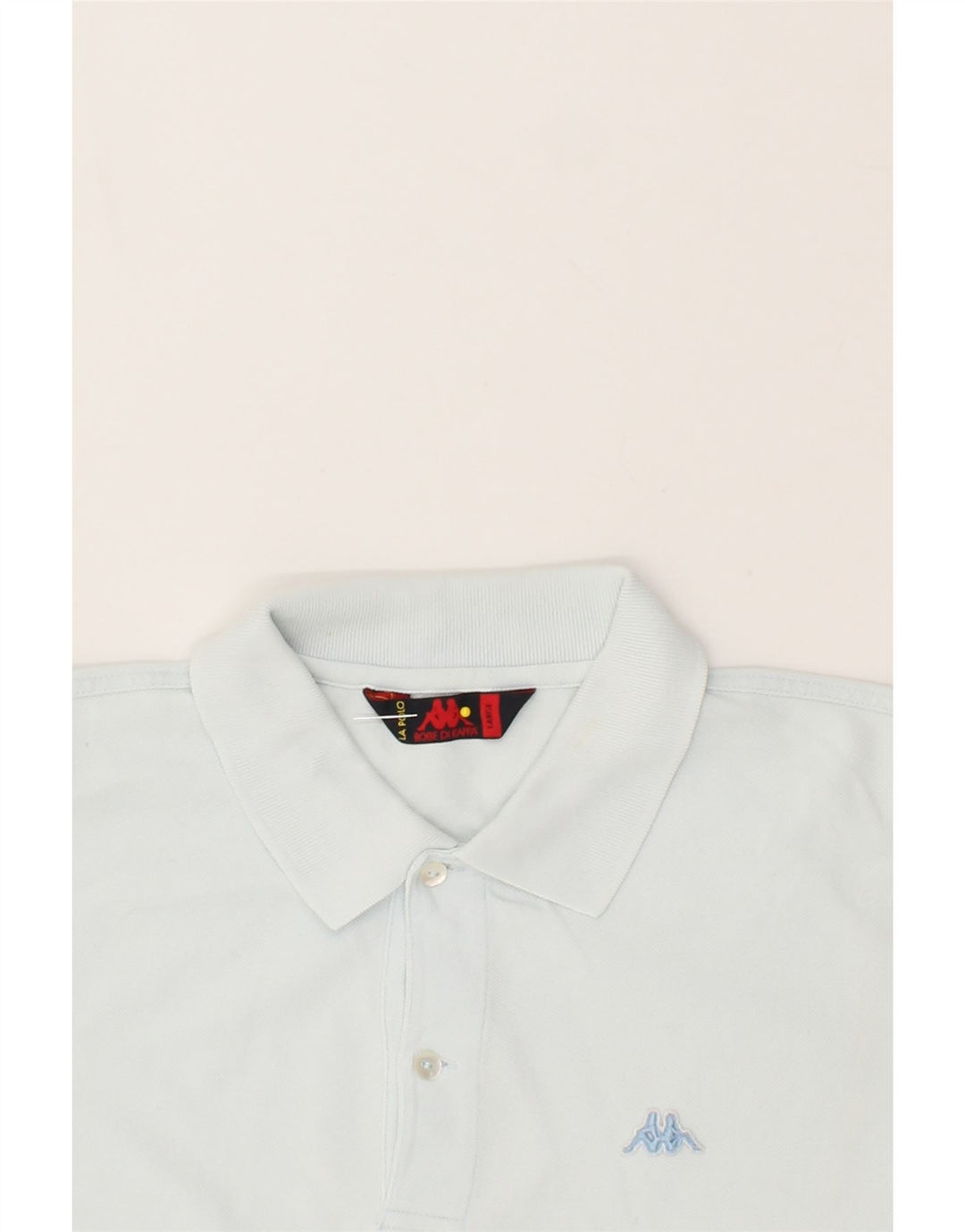 KAPPA Mens Polo Shirt Large Blue Cotton Vintage Kappa and Second-Hand Kappa from Messina Hembry 