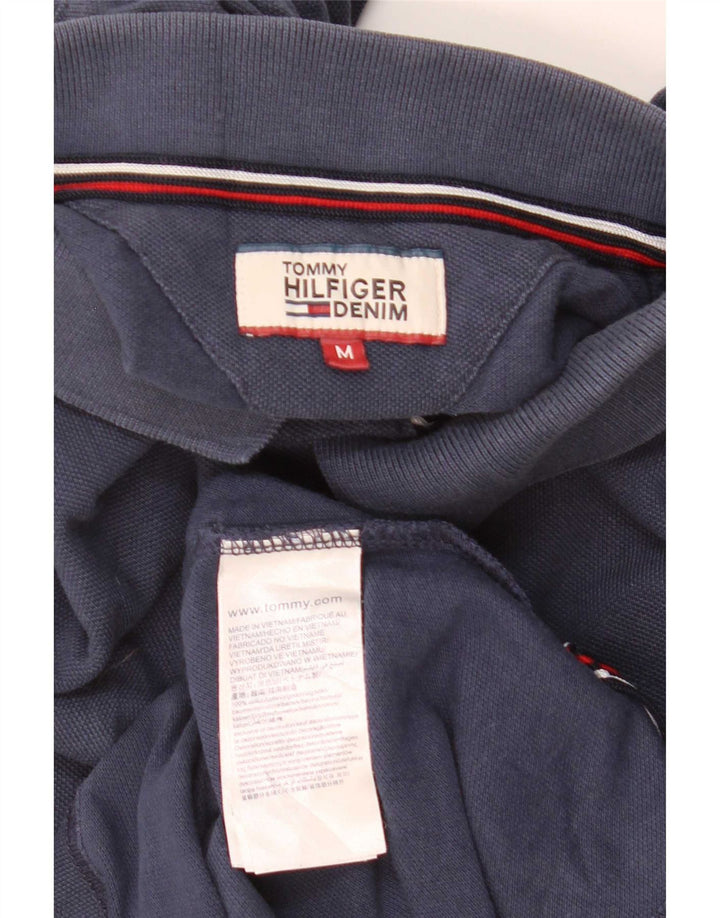 Ανδρικό πουκάμισο πόλο Tommy Hilfiger, Βαμβακερό, μεσαίο ναυτικό