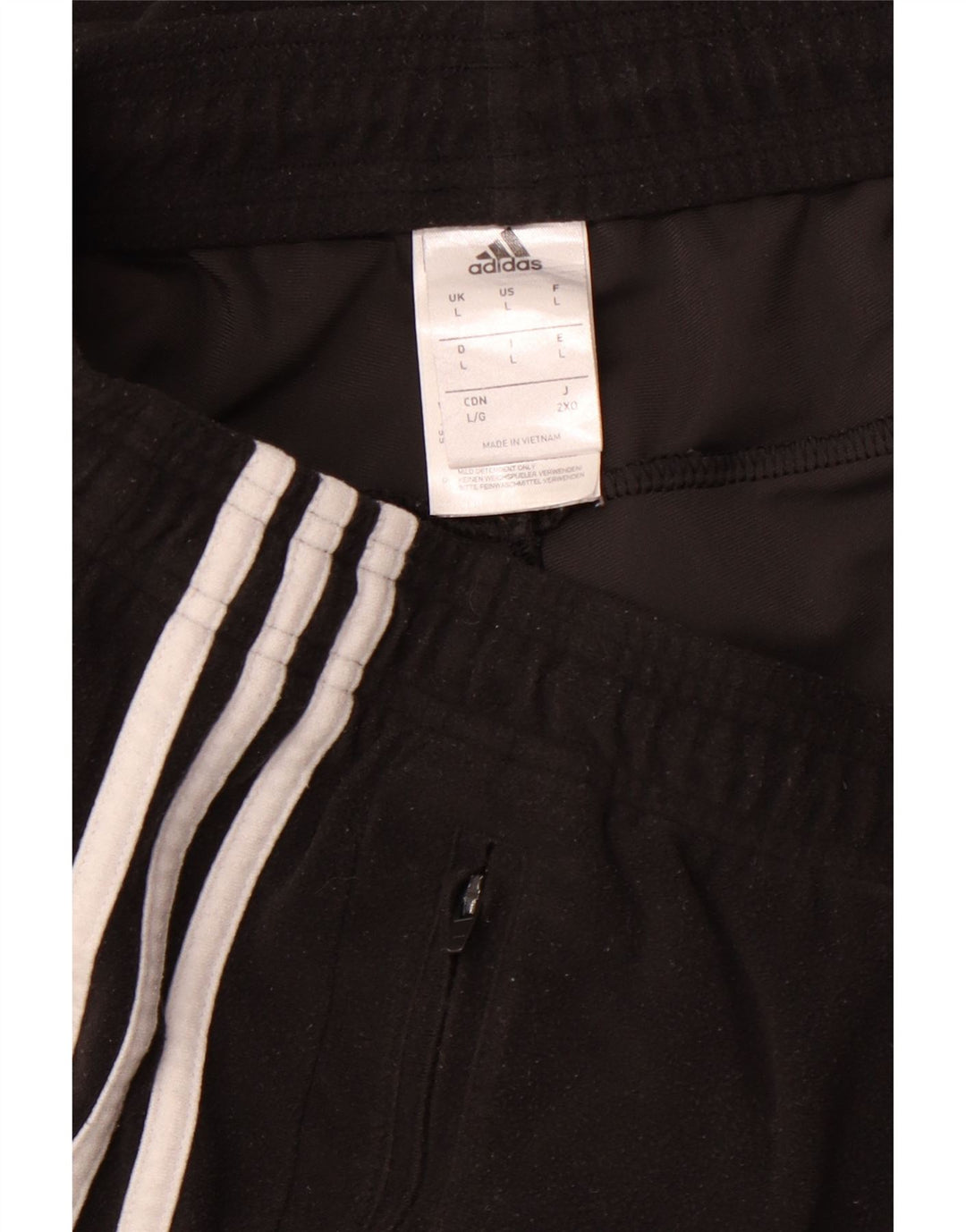 Ανδρική φόρμα ADIDAS Παντελόνι Joggers Μεγάλο Μαύρο Πολυεστέρα