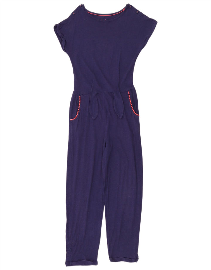 Boden Girls Jumpsuit 9-10 Years Blue Viscose