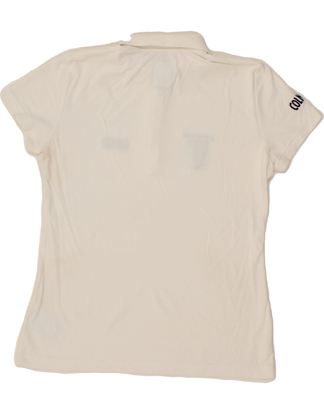 COLMAR Womens Polo Shirt XL White Polyamide Vintage Colmar and Second-Hand Colmar from Messina Hembry 