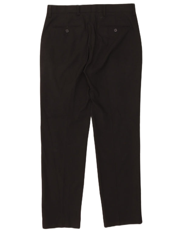 Marks & Spencer Γυναικεία tailored Fit Slim παντελόνι Chino W32 L30 Μαύρο