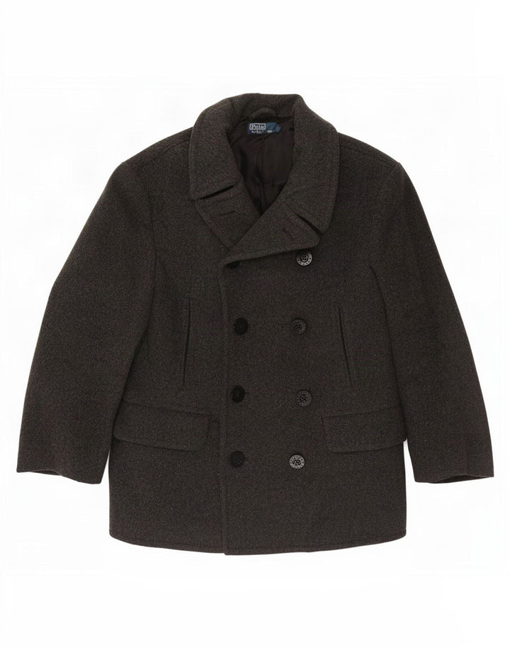 Polo Ralph Lauren Ανδρικό παλτό μπιζελιού UK 40 Large Grey Wool