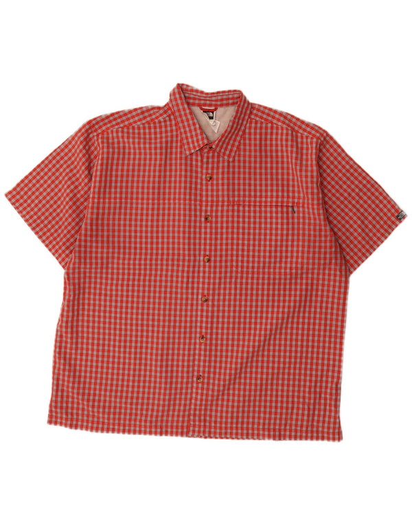 Ανδρικό κοντομάνικο πουκάμισο North Face XL Red Check Modal