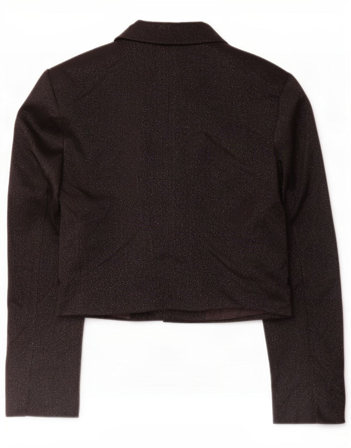 Zara Γυναικείο μπουφάν Bolero UK 14 Large Black Flecked Polyester