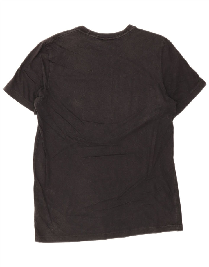 Ανδρικό γραφικό T-Shirt Adidas Top Μεσαίο μαύρο βαμβακερό
