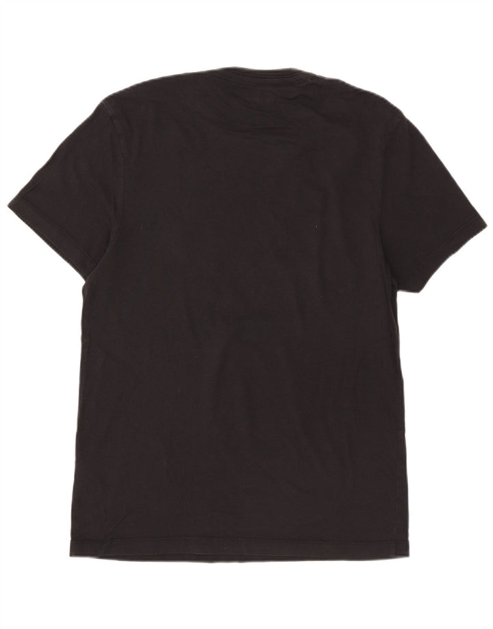 True Religion Ανδρικό γραφικό T-Shirt Top Μικρό μαύρο βαμβακερό