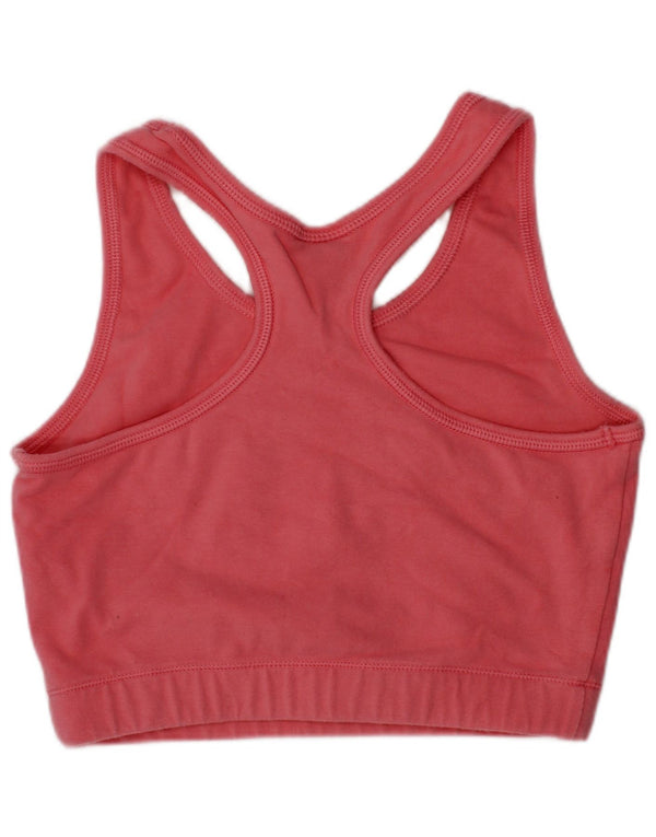 Γυναικείο γραφικό αθλητικό σουτιέν Champion Top Small Pink Cotton Sports