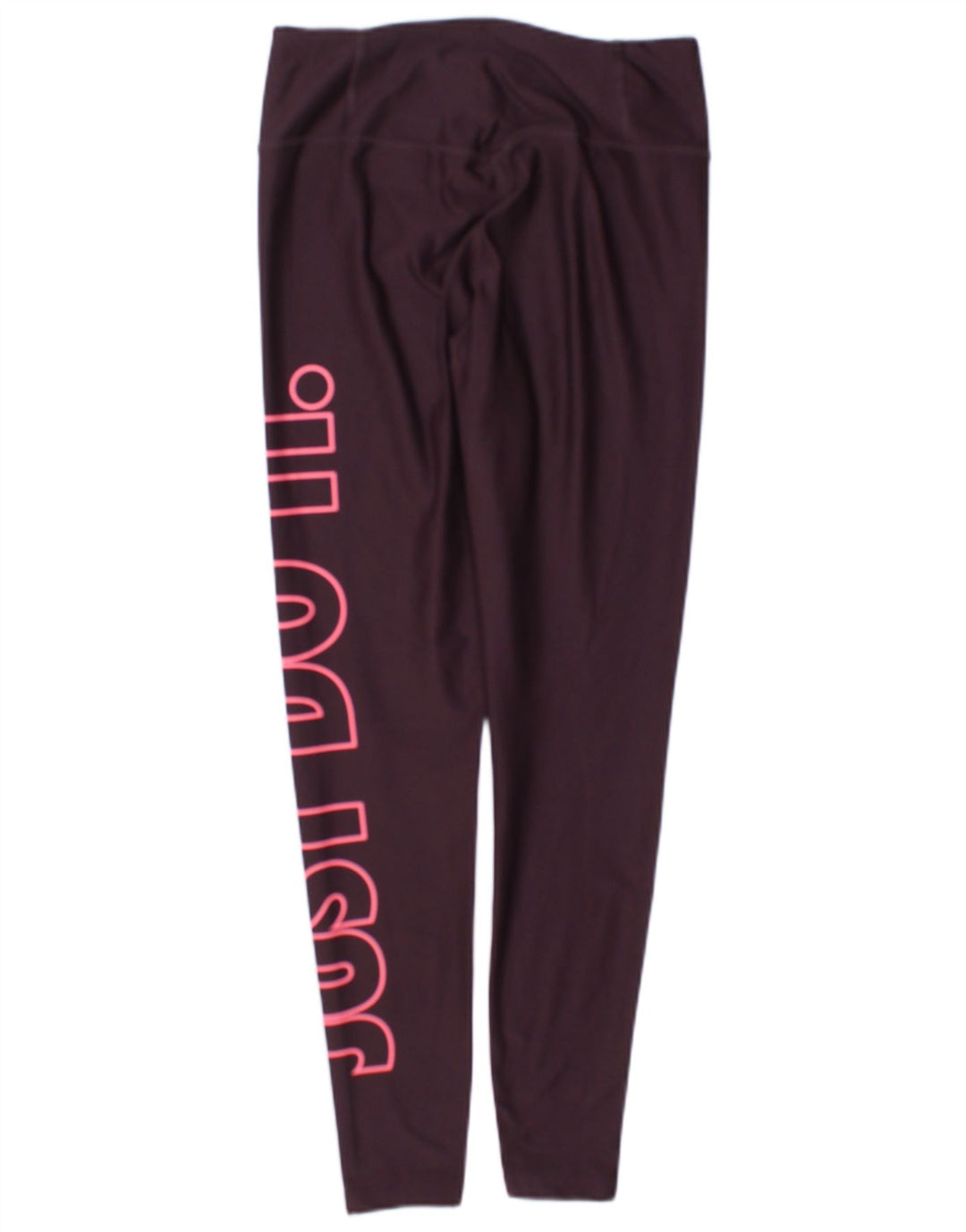 Γυναικεία γραφικά κολάν Nike Dri Fit UK 10 Small μπορντό πολυεστέρας