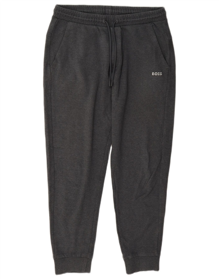Ανδρική φόρμα Hugo Boss Παντελόνι Joggers Μικρό Γκρι Βαμβακερό