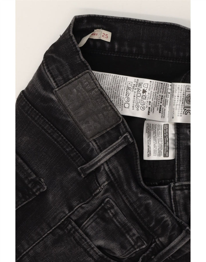 LEVI'S Γυναικείο 720 ψηλό ψηλό σούπερ στενό τζιν W25 L26 μαύρο βαμβακερό