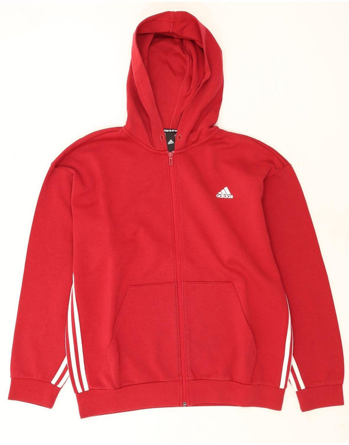 Ανδρικό πουλόβερ Adidas με φερμουάρ XL Red