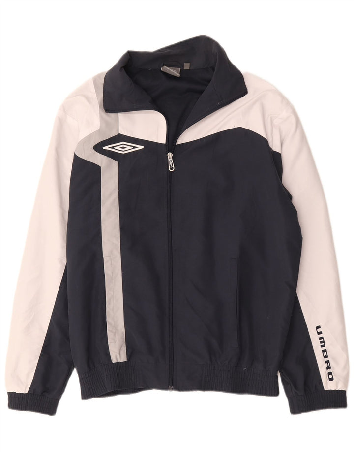 Ανδρική φόρμα Umbro Top Jacket Μεγάλο μπλε Navy Colorblock Πολυεστέρας