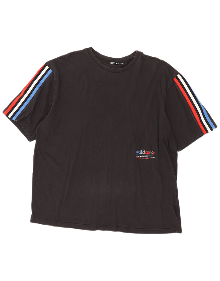 Ανδρικό T-Shirt Adidas Top XL Μαύρο