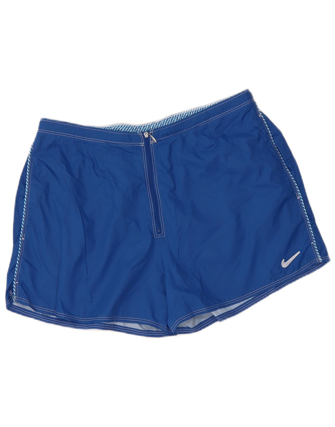 Γυναικείο αθλητικό σορτς Nike US 8/10 μεσαίο μπλε νάιλον