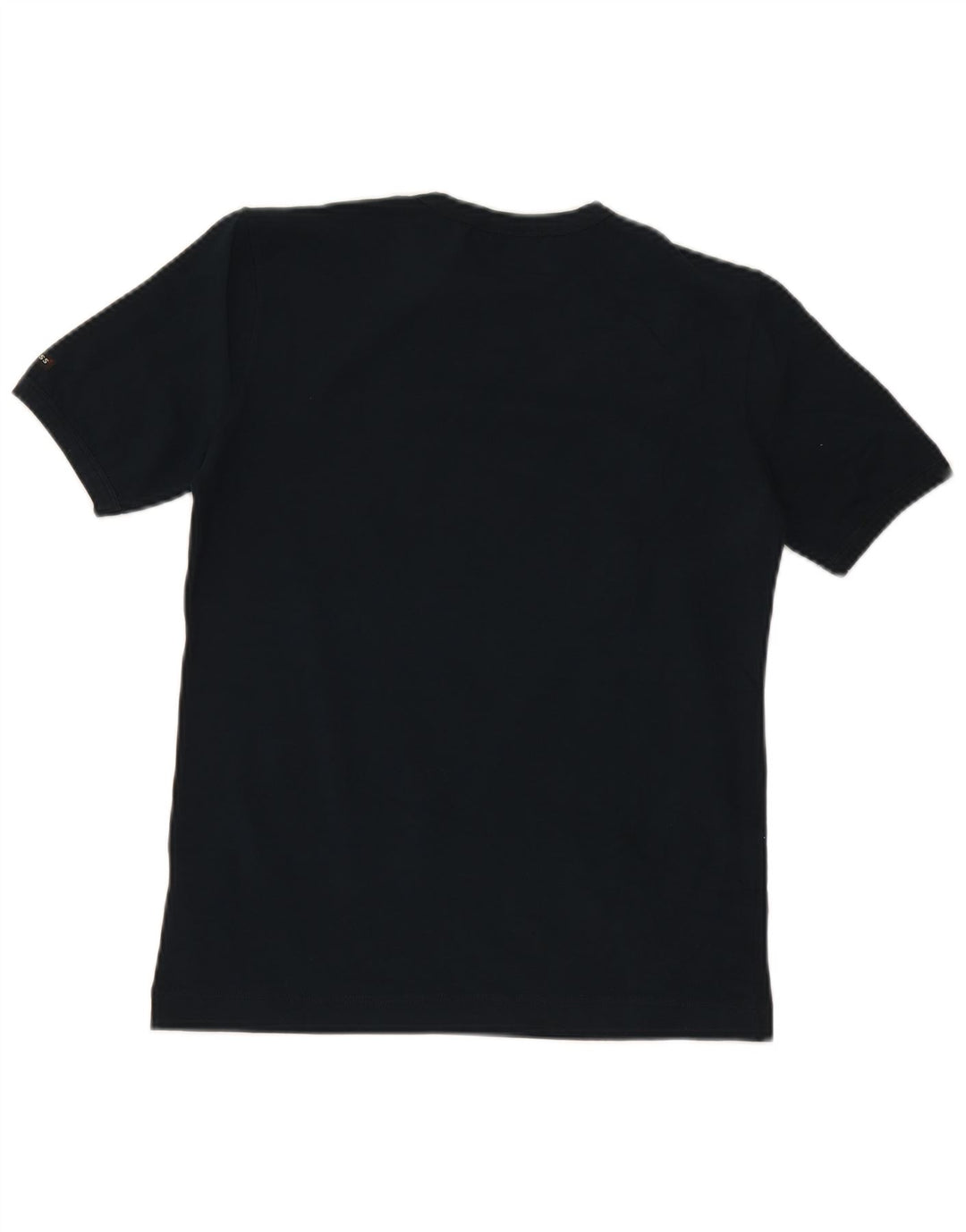 GUESS Γυναικείο T-Shirt Top UK 12 Medium Navy Blue Cotton