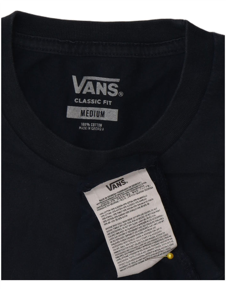 Ανδρικό T-Shirt Vans Κλασική Εφαρμογή Τοπ μεσαίο μπλε ναυτικό βαμβακερό