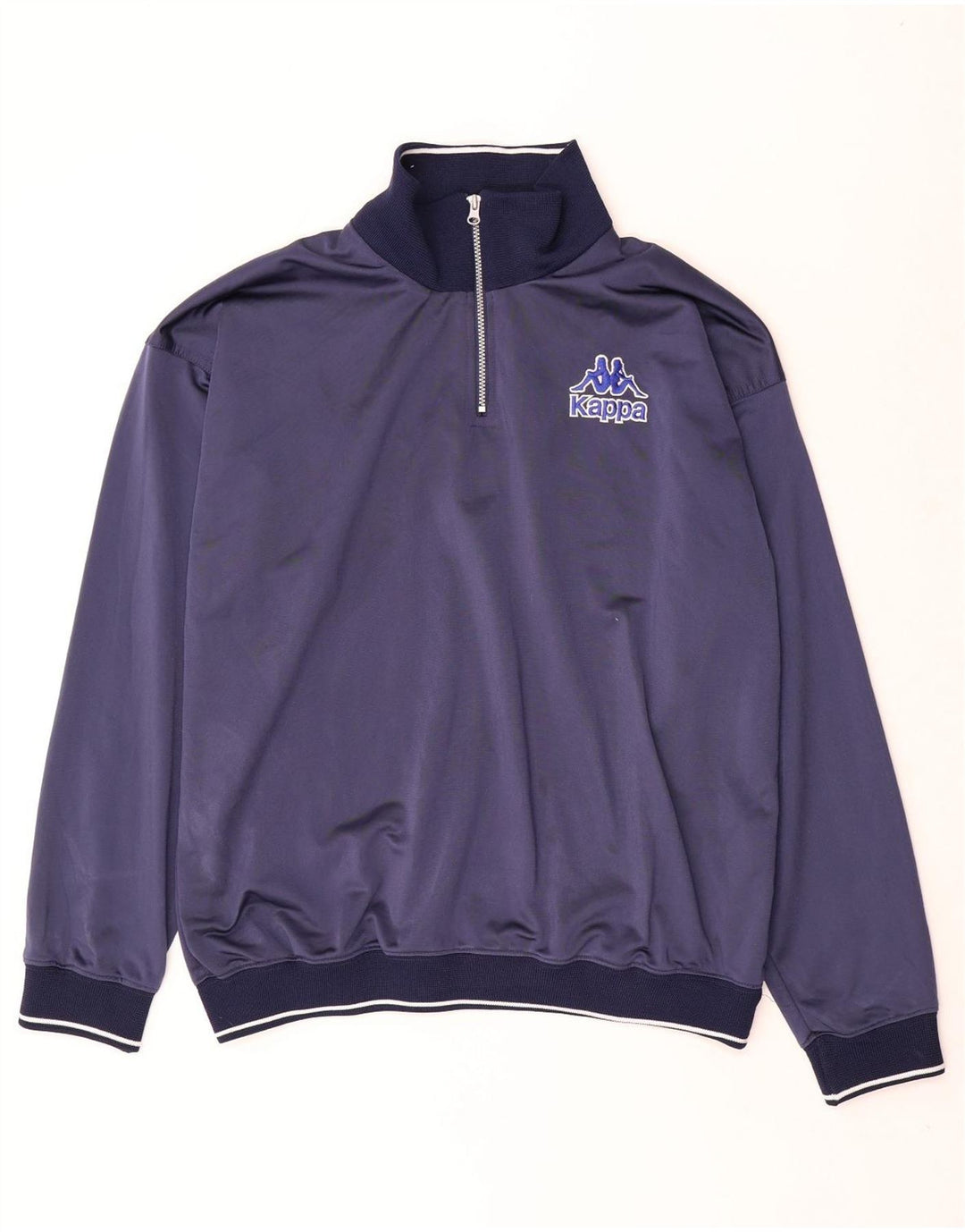 Ανδρική φόρμα πουλόβερ με φερμουάρ Kappa Top Large Navy Blue