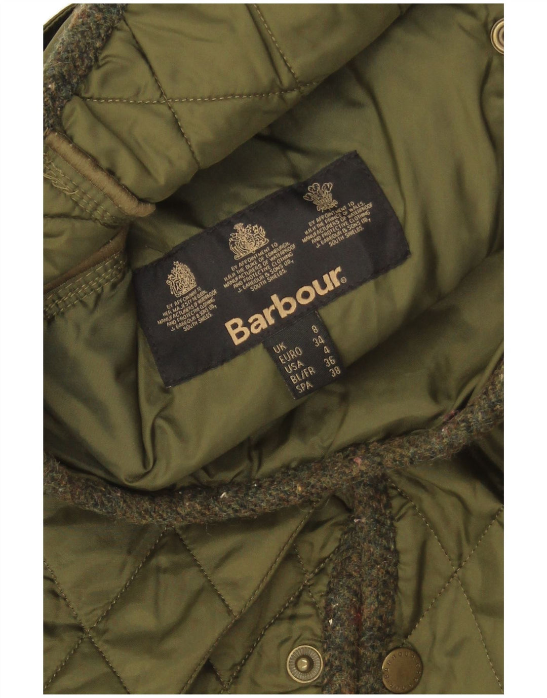 Γυναικείο καπιτονέ μπουφάν Barbour UK 8 Small Khaki