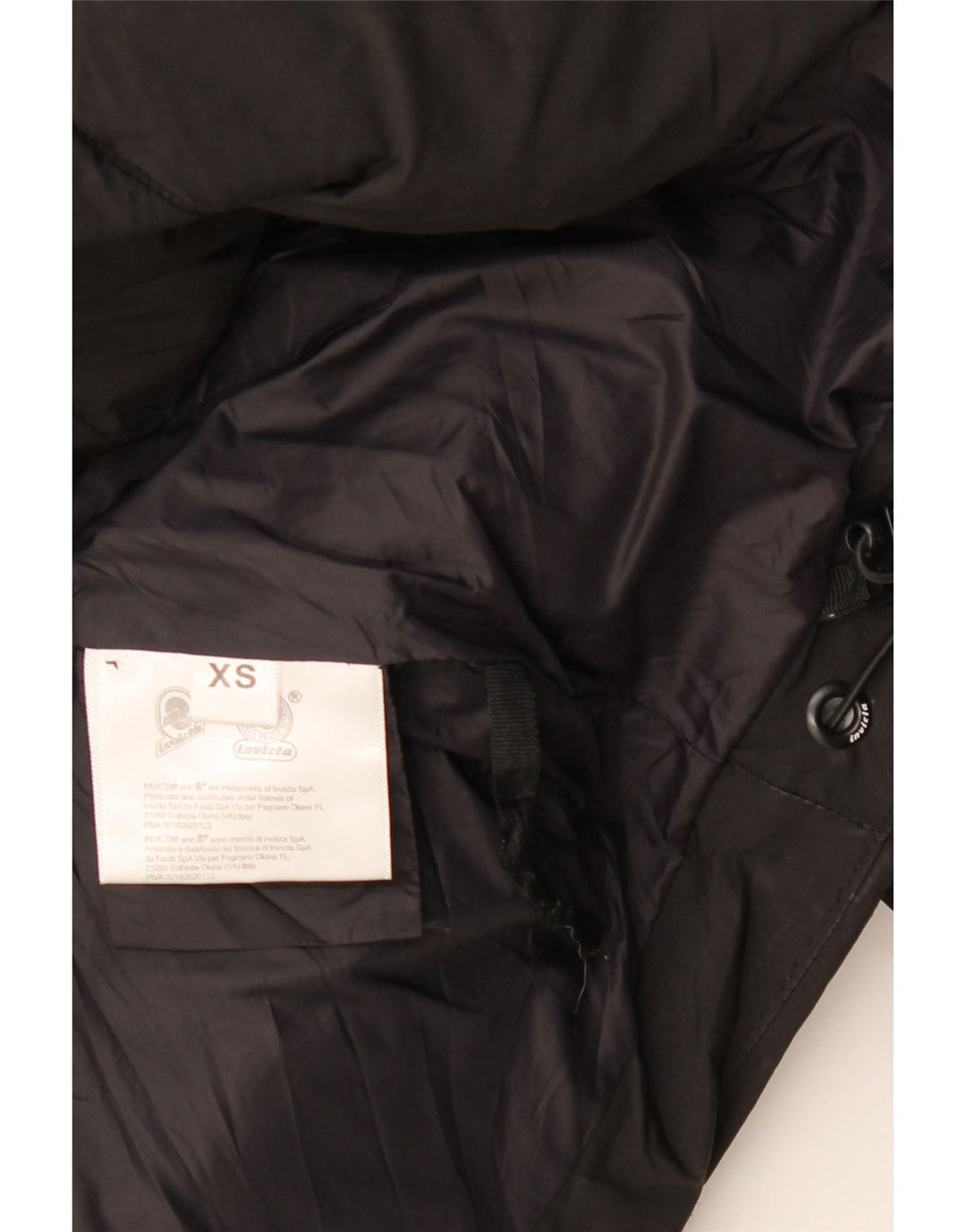Invicta Γυναικείο Crop Oversized Jacket UK 6 XS Μαύρο Πολυαμίδιο