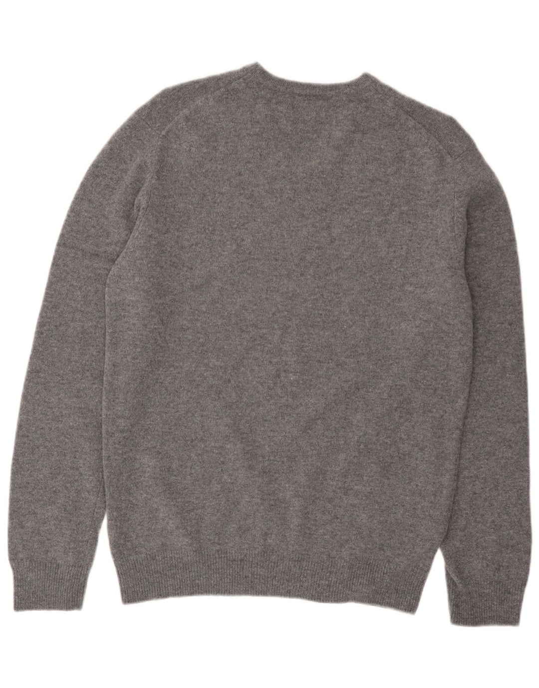 Ανδρικό πουλόβερ Giesswein με V λαιμόκοψη UK 44 XL γκρι μαλλί