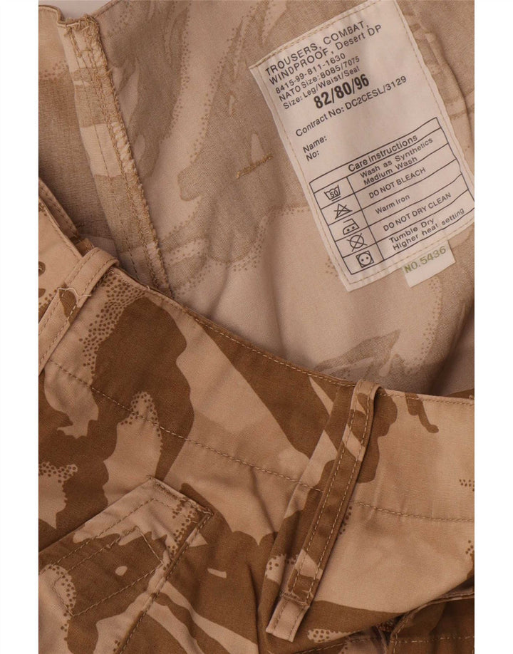 Vintage Ανδρικό ίσιο παντελόνι Cargo W32 L31 Καφέ