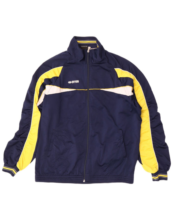 Ανδρική φόρμα Errea Top Jacket 2XL Navy Blue Colorblock Sports