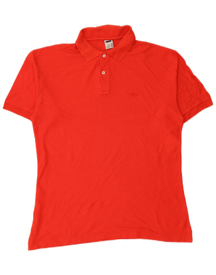 Ανδρικό μπλουζάκι πόλο FILA IT 52 μεγάλο κόκκινο βαμβακερό
