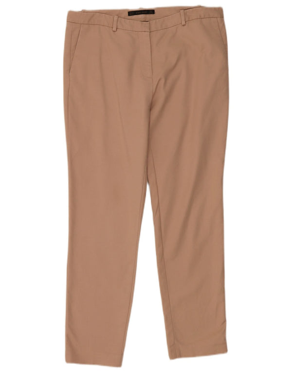 Zara Γυναικείο Slim παντελόνι Chino EU 40 Medium W30 L28 Ροζ βαμβακερό