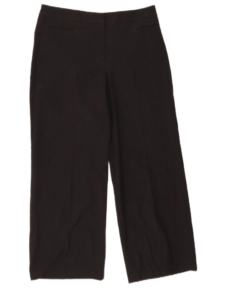 MARKS & SPENCER Γυναικείο Cropped Παντελόνι UK 12 Medium W32 L27 Black