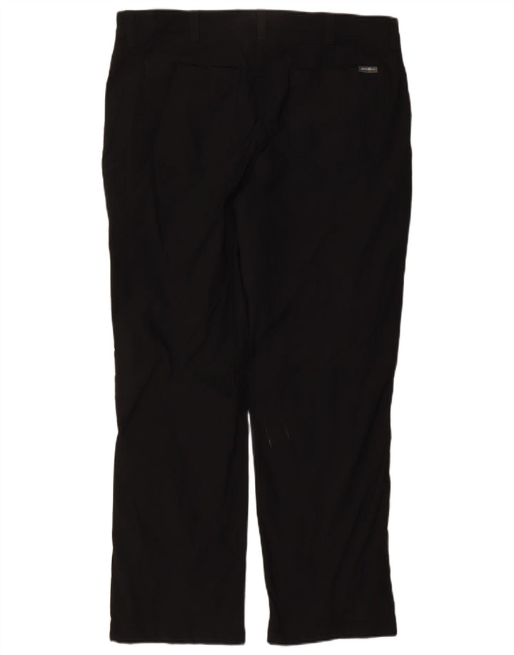 EDDIE BAUER Ανδρικό ίσιο παντελόνι Cargo W38 L30 Μαύρο νάιλον