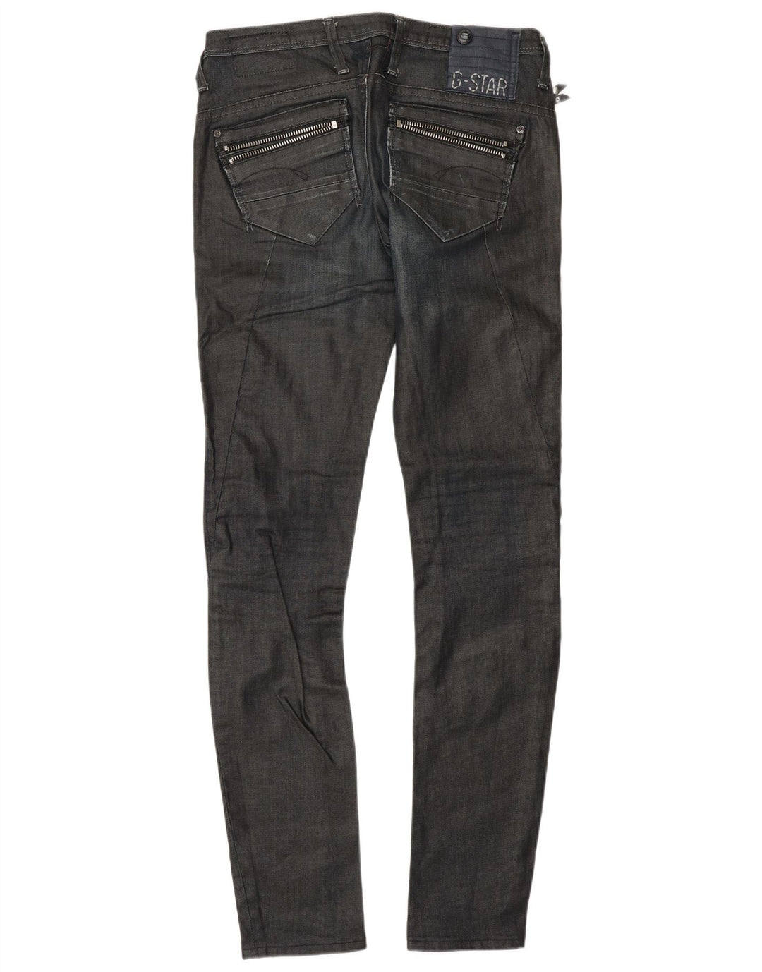 G-STAR Γυναικείο Skinny Jeans με χαμηλόμεσο W27 L34 Γκρι βαμβακερό