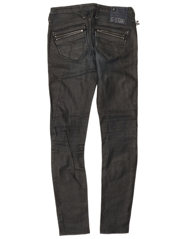 G-STAR Γυναικείο Skinny Jeans με χαμηλόμεσο W27 L34 Γκρι βαμβακερό