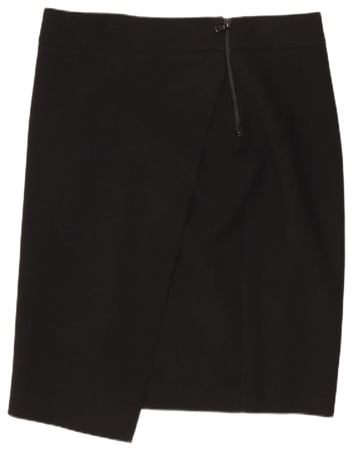 Γυναικεία Pencil Φούστα ZARA Μεγάλη W32 Μαύρη Πολυεστέρας