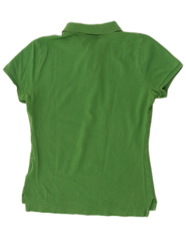 Ralph Lauren Γυναικείο Skinny Polo πουκάμισο UK 12 Βαμβακερό μεσαίο πράσινο