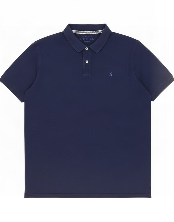 Joules Ανδρικό πουκάμισο Polo Classic Fit 2XL Navy Blue βαμβακερό