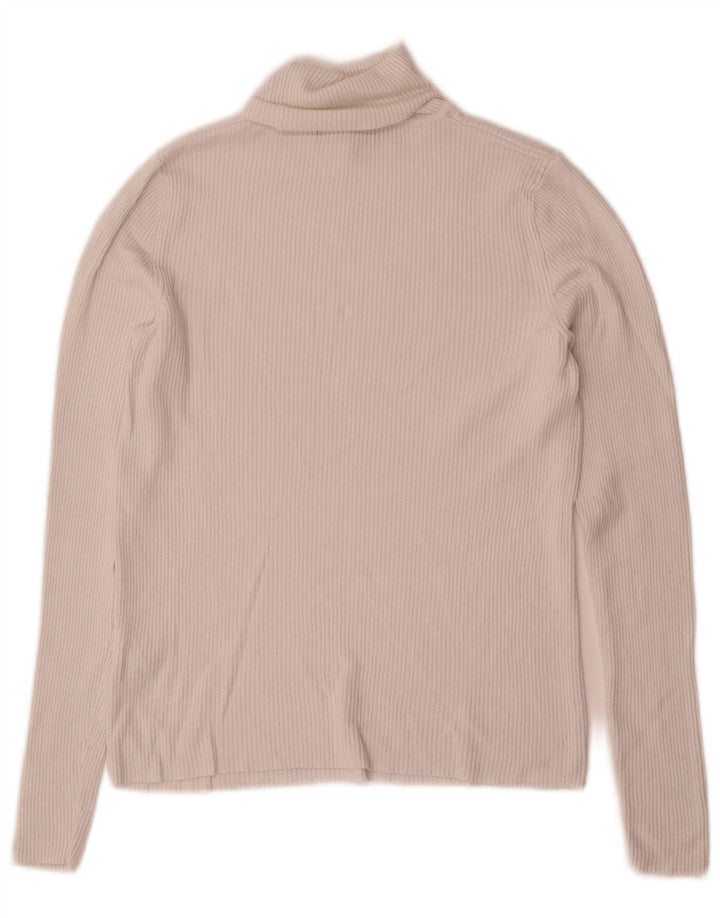 Marks & Spencer Γυναικεία Μπλούζα Τοπ UK 12 Medium Off White Viscose