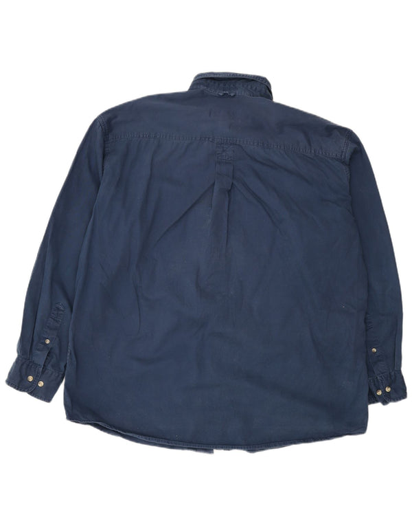 Ανδρικό πουκάμισο Timberland Rugged Fit XL Navy Blue Cotton