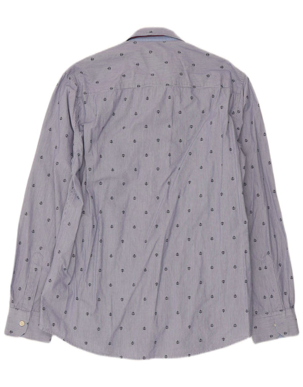 Πουκάμισο PEPE Jeans Abstract Pattern με κανονική εφαρμογή με μεγάλο μπλε ρίγες