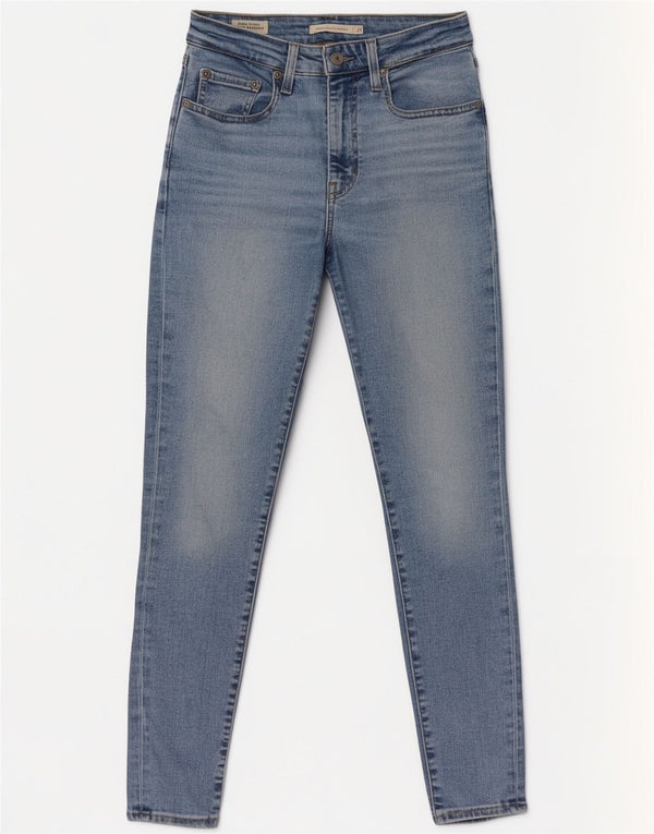 Levi's Womens 721 High Rise Skinny Jeans W27 L28 Blue