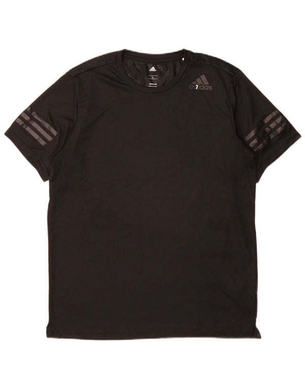 Ανδρικό T-Shirt Adidas Climacool Top Large Μαύρο Πολυεστέρας