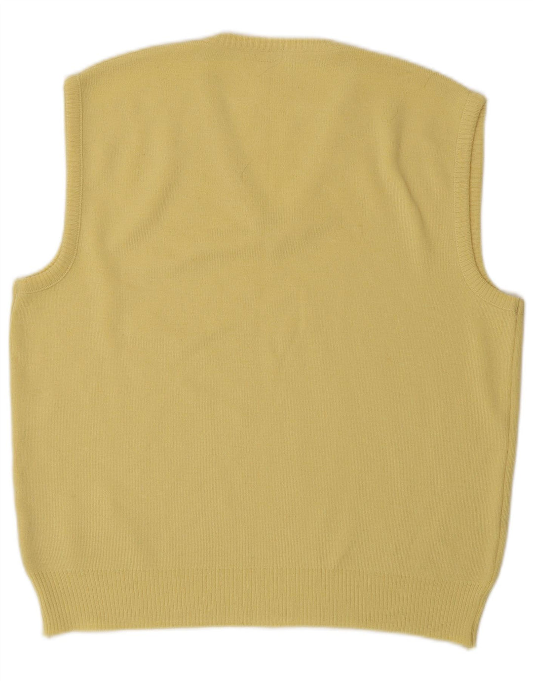 Vintage ανδρικό γιλέκο Tank Top Medium Yellow