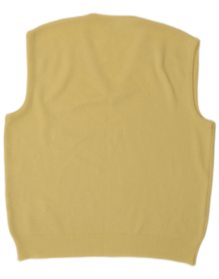 Vintage ανδρικό γιλέκο Tank Top Medium Yellow