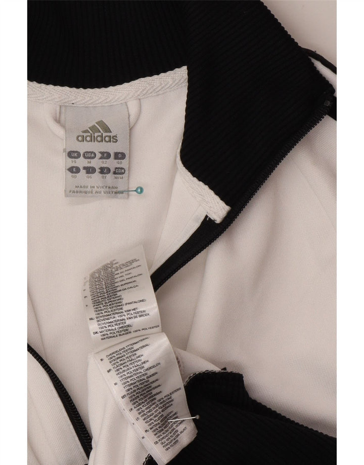 Γυναικεία φόρμα Adidas Crop Top Jacket UK 14 medium White Colourblock
