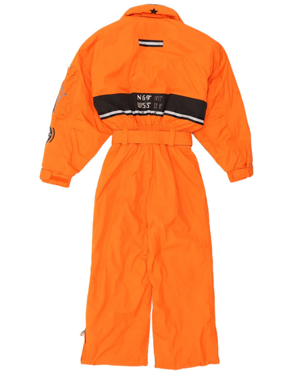 Γυναικεία φόρμα γραφικών σκι Bogner UK 12 Medium Orange Colourblock