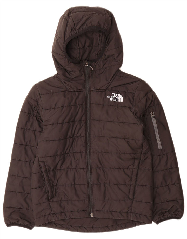The North Face Boys Hooded Jacket padded 9-10 Years Medium Black Polyester