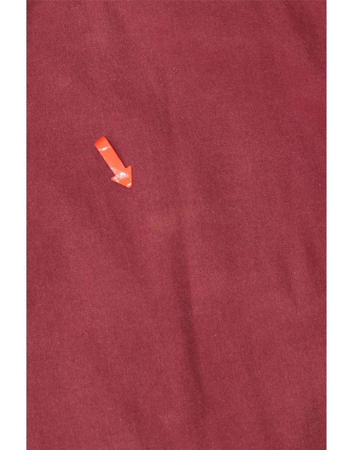 Ανδρικό πουκάμισο Wrangler από μεσαίο βαμβακερό μπορντό