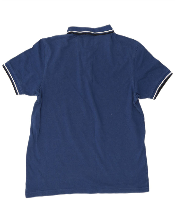 Fred Perry Ανδρικό πουκάμισο Polo μεγάλο μπλε ναυτικό βαμβακερό