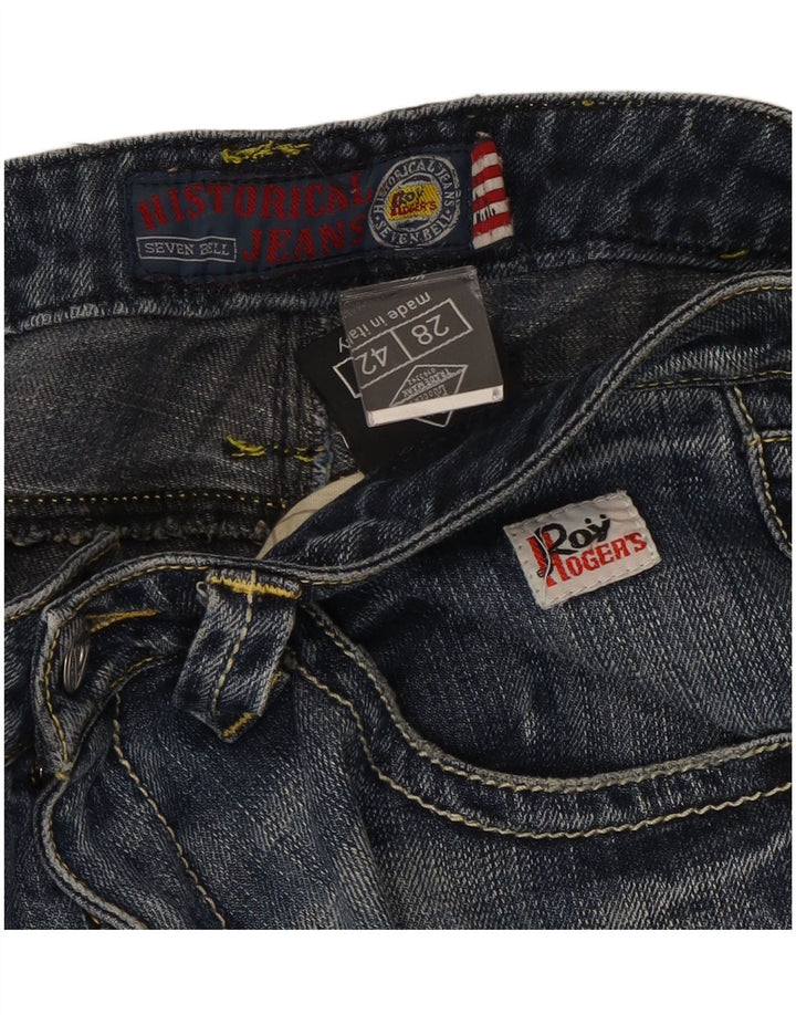Roy Rogers Γυναικεία Seven Bell Straight Jeans IT 42 Medium W28 L29 Blue